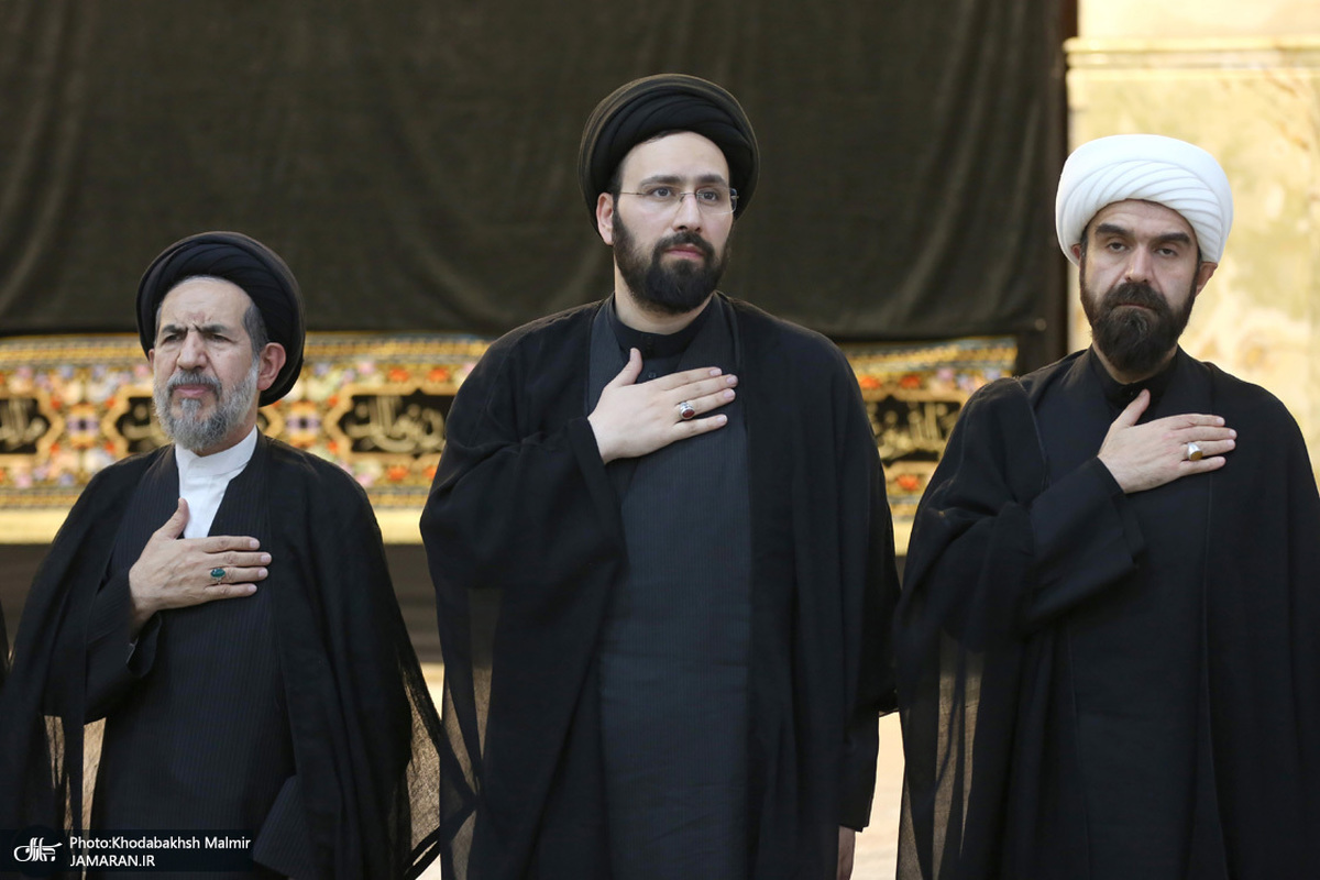 مراسم عزاداری شب تاسوعای حسینی (ع) در حرم امام خمینی (س)