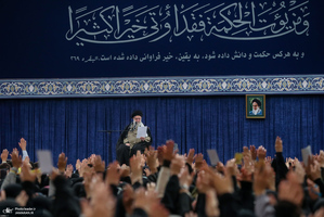 دیدار رمضانی دانشجویان با رهبر معظم انقلاب