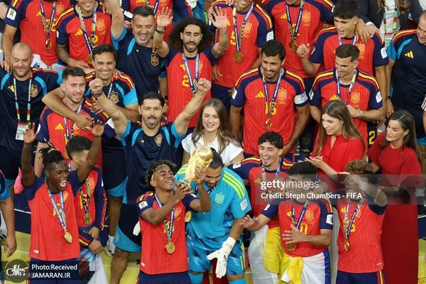 ویدیوی جشن قهرمانی اسپانیا در جام جهانی 2026