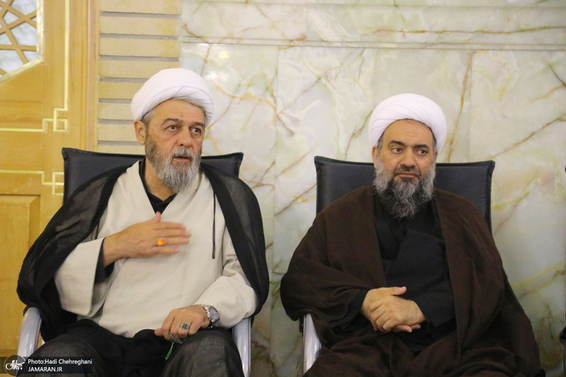 مراسم اولین سالگرد علامه حسن زاده آملی (ره) در حرم حضرت معصومه (س)‎‎