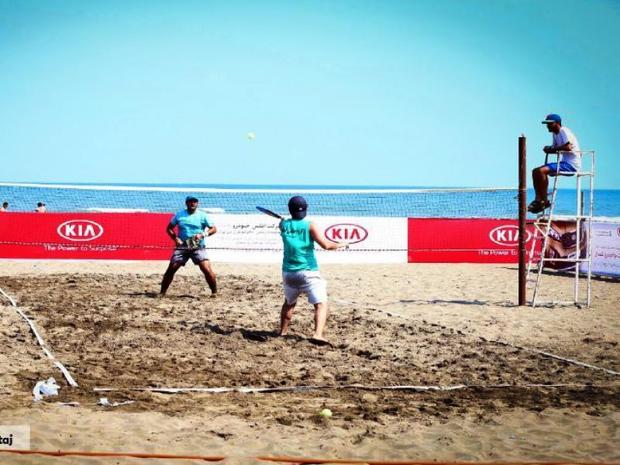 مازندران قهرمان مسابقات تنیس ساحلی کشور شد