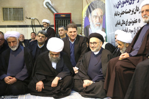 مراسم سالگرد رحلت آیت‌الله سید محمد موسوی بجنوردی در حسینیه جماران  -1