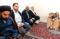 مراسم بزرگداشت مرحوم آیت الله رحمت در بیت امام خمینی در نجف (4)