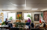 نشست همایون شجریان با دبیر شورای عالی انقلاب فرهنگی (4)