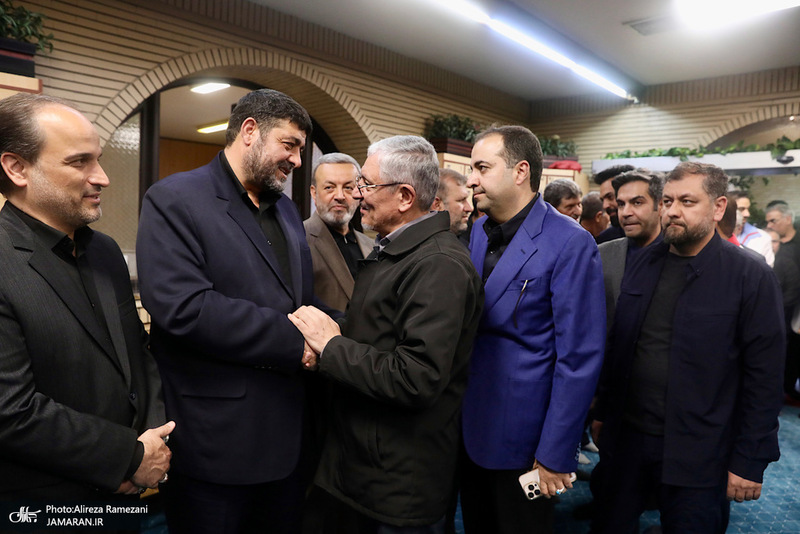 مراسم ختم مادر پيرحسين كوليوند