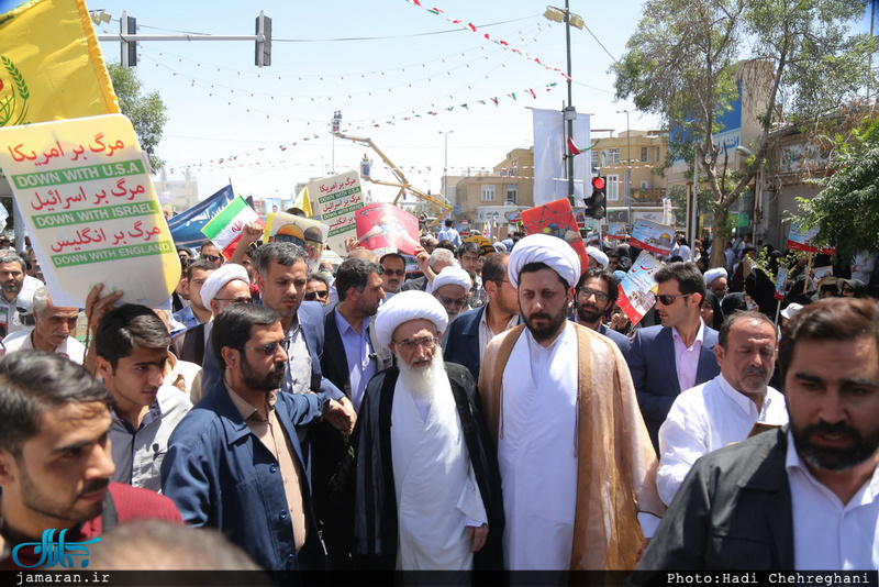 راهپیمایی باشکوه روز جهانی قدس در قم 