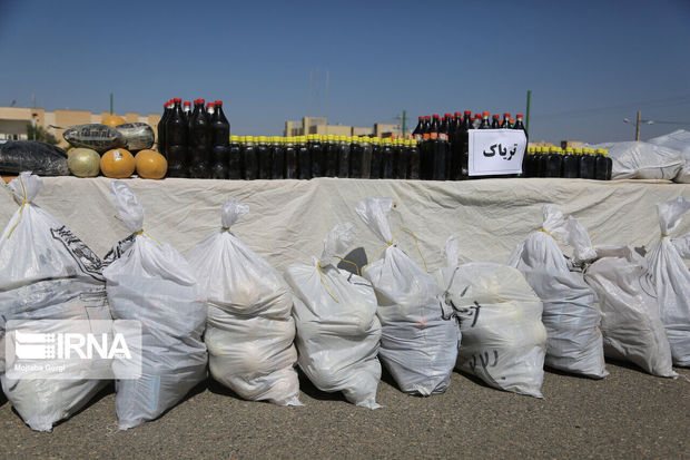 بیش‌از ۳ تن انواع موادمخدر در ایرانشهر کشف شد