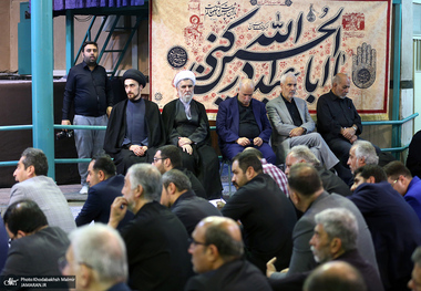 مراسم عزاداری هیئت جامعه اسلامی ورزشکاران در حسینیه جماران