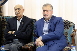 دیدار اعضا و دست اندرکاران ستاد مرکزی سی و ششمین سالگرد بزرگداشت امام خمینی با سید حسن خمینی