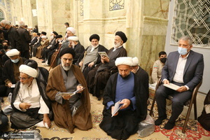 مراسم بزرگداشت همسر آیت الله جوادی آملی در مسجد اعظم قم