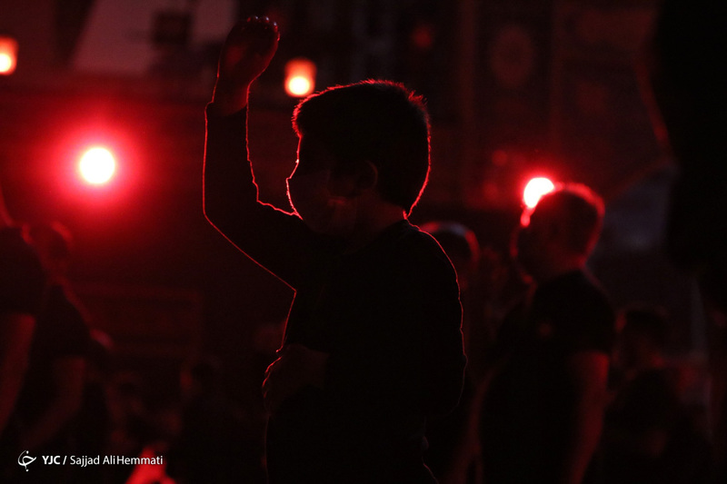 عزاداری شب اول محرم در امام زاده صالح و مسجد ارک تهران 