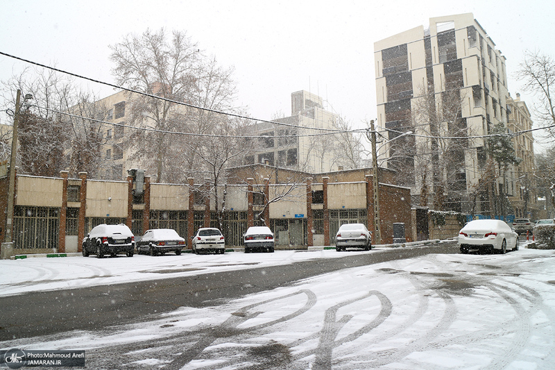 برف امروز تهران - 25 دیماه 1401