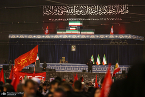 دومین روز مراسم وداع با رهبر شهید انقلاب در مصلای تهران