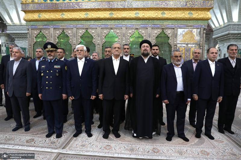 تجدید میثاق رئیس‌جمهور و اعضای دولت با آرمان‌های حضرت امام خمینی (س) - 2