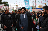 حضور سیدعلی خمینی در 22 بهمن 1404 قم