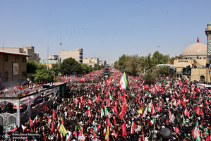 مراسم تشییع رهبر شهید