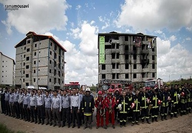 پوشش ۵۹ مورد حریق، حادثه و خدمات ایمنی توسط آتش‌نشانان شهر باران