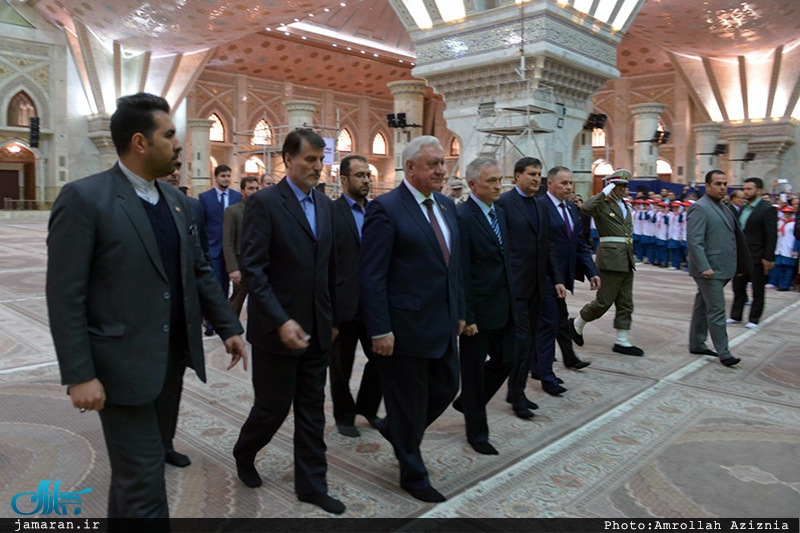 ادای احترام رئیس شورای جمهوری ملی بلاروس به مقام شامخ بنیانگذار جمهوری اسلامی ایران
