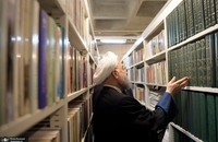 اهدای کتاب‌های روحانی به کتابخانه ملی ایران (15)