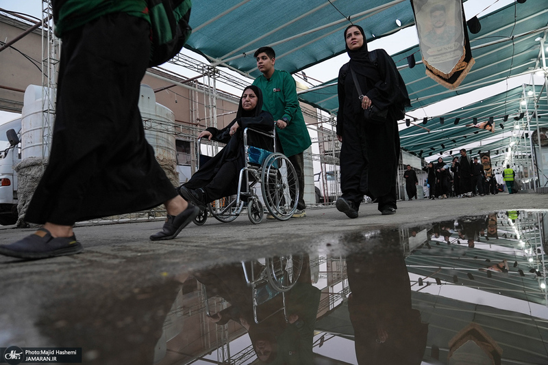 هم قدم با زائران کربلا؛ مرز شلمچه