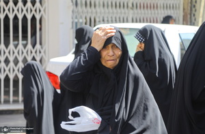 دسته عزاداری شهادت امام عسکری (ع) با حضور آیت‌الله العظمی وحید خراسانی