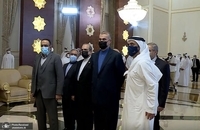 حضور وزیر امور خارجه ایران در امارات برای تسلیت درگذشت رییس فقید امارات متحده عربی (2)
