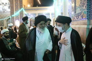 مراسم چهلمین شب درگذشت آیت الله العظمی سید محمدسعید حکیم در قم‎