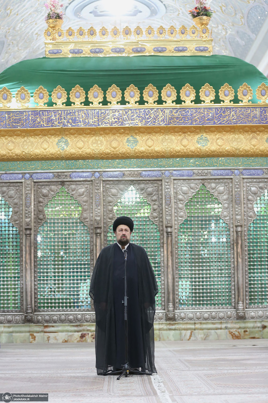 تجدید میثاق رئیس قوه قضائیه و مسئولان عالی قضایی با آرمان‌های حضرت امام خمینی (س)