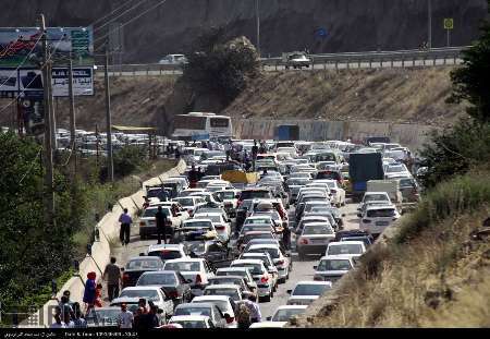 تردد بیش از هفت میلیون دستگاه خودرو از جاده های همدان در نوروز 96