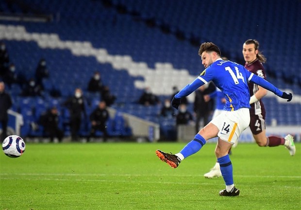  شکست برایتون مقابل لسترسیتی در حضور 5 دقیقه ای جهانبخش 
