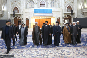 تجدید میثاق مجمع روحانیون مبارز و مجمع مدرسین و محققین حوزه علمیه قم با امام خمینی (س)