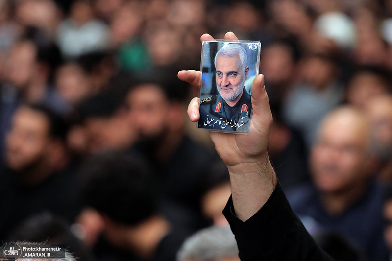 عزاداری شب شهادت حضرت فاطمه‌زهرا (س) در حسینیه امام خمینی