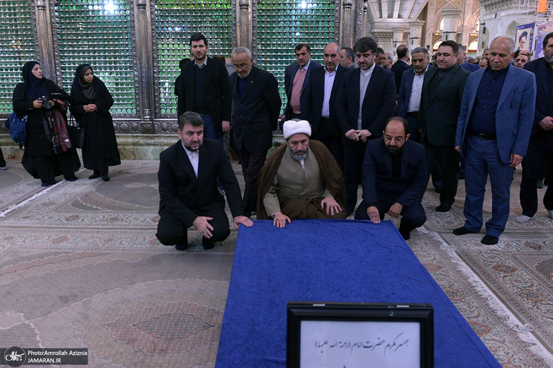 تجدید میثاق رئیس، مدیران و کارکنان سازمان فرهنگ و ارتباطات اسلامی با آرمان های حضرت امام (س)