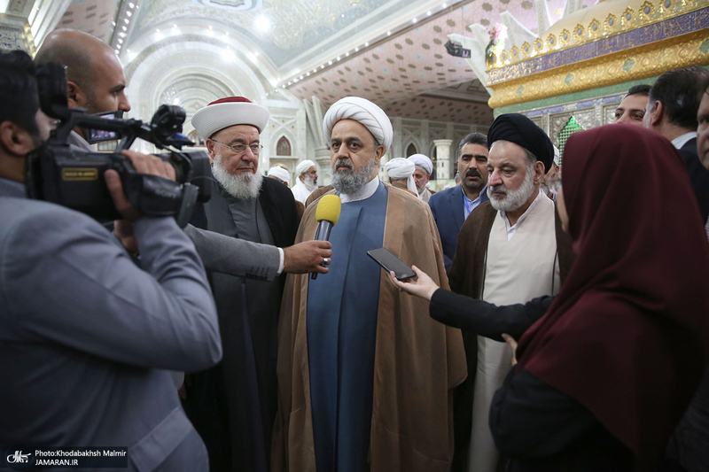 تجدید میثاق میهمانان سی و ششمین کنفرانس بین المللی وحدت اسلامی‎‎ با آرمان های امام خمینی (س)