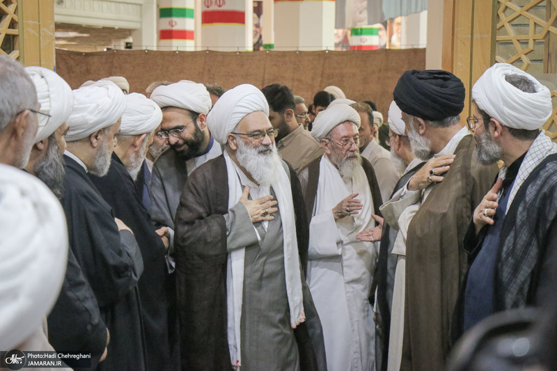 مراسم بزرگداشت آیت‌الله العظمی فیاض در حرم مطهر حضرت معصومه (س)