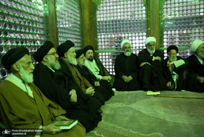 تجدید میثاق هیأت رئیسه و اعضای مجلس خبرگان رهبری با آرمان های امام خمینی(س)