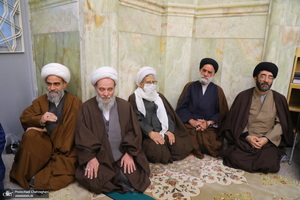 مراسم ترحیم و بزرگداشت آیت الله سید محمدعلی شیرازی در مسجد اعظم قم