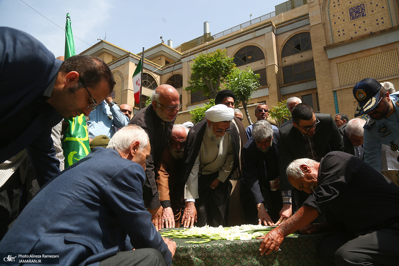 مراسم تشییع مرحوم استاد عباسعلی براتی‌پور