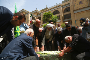 مراسم تشییع مرحوم استاد عباسعلی براتی‌پور