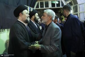 مراسم بزرگداشت همسر آیت الله موسوی بجنوردی (ره) در حسینیه شماره یک جماران-4