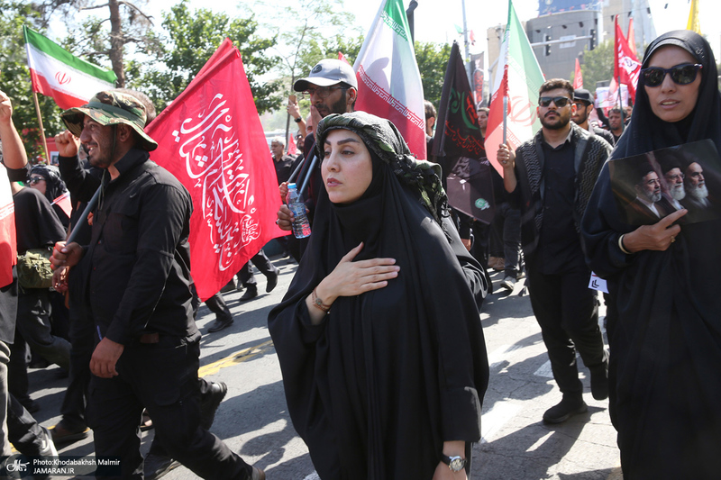 مراسم تشییع پیکر مطهر رهبر شهید انقلاب در تهران -6