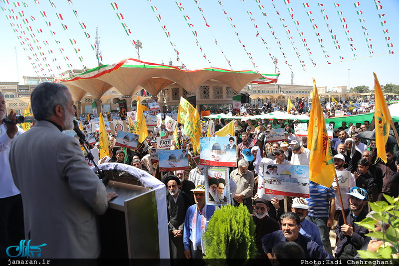 راهپیمایی با شکوه روز جهانی قدس در قم