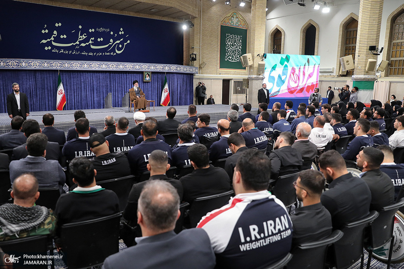 دیدار قهرمانان و مدال‌آوران ورزشی و المپیادهای علمی جهانی با رهبر معظم انقلاب