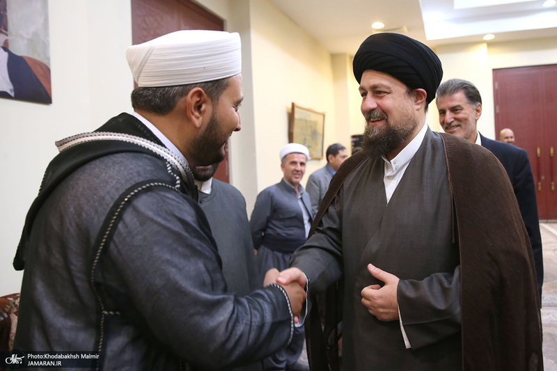دیدارجمعی از علمای اهل سنت کشور سوریه با سید حسن خمینی