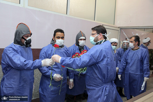 تغسیل با آب متوفیان مبتلا به کرونا در بهشت زهرا(س) تهران