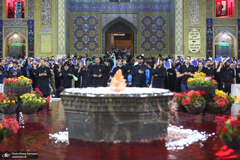 مراسم دعا و احیای شب بیست و یکم ماه رمضان در حرم امام رضا(ع)