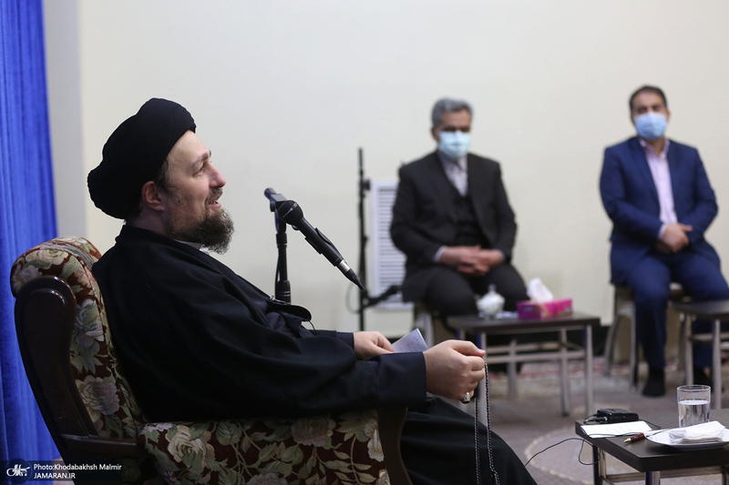 دیدار اعضای شورای عالی و هیات رئیسه سازمان نظام پرستاری با سید حسن خمینی