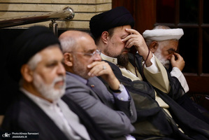 مراسم ختم همسر آيت الله راستی کاشانی