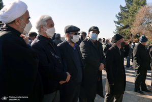 مراسم تشییع و خاکسپاری مرحوم حجت الاسلام و المسلمین سید رضا حسینی امین