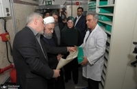 روحانی به سازمان اسناد و کتابخانه ملی ایران رفت (13)